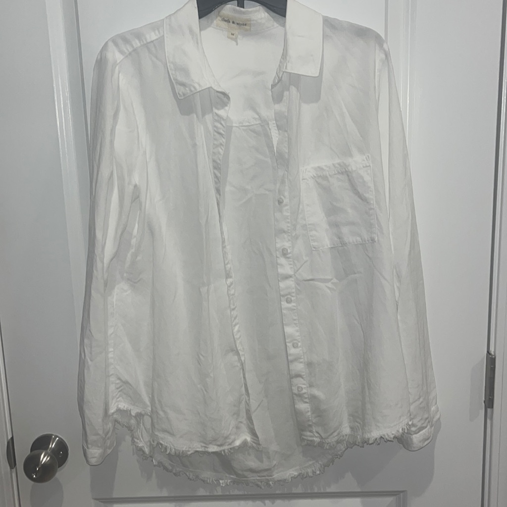Frayed Button Down